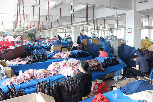 Umbrella workshop_Shenzhen JingMingXin Umbrella Products Co., Ltd.